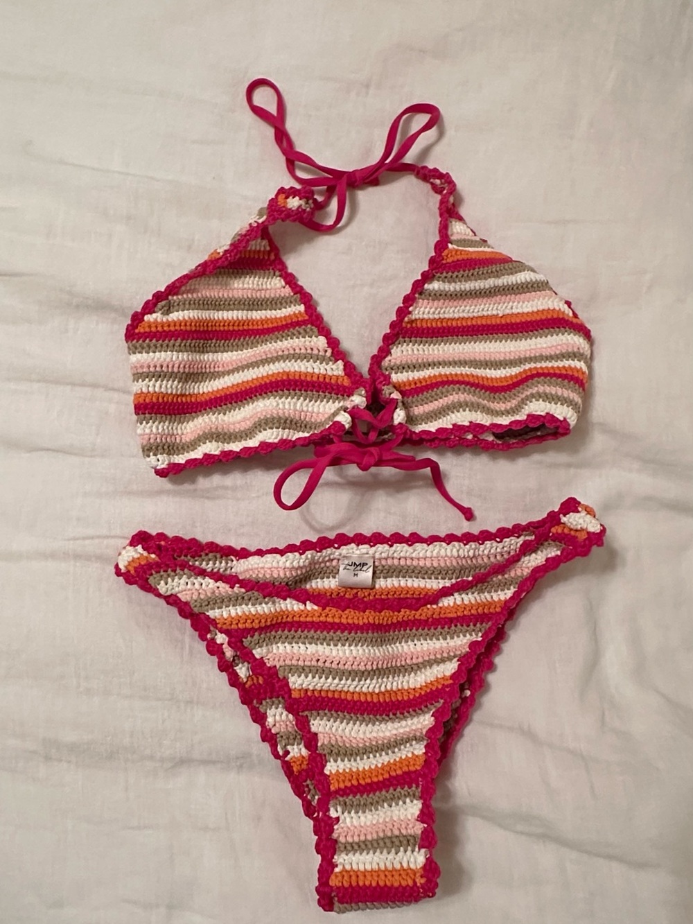 Free People Crochet Bikini Set